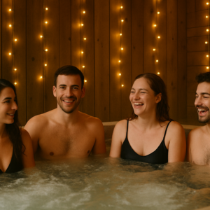 Sauna + sūkurinė vonia, iki 6 asmenų, 3 val.